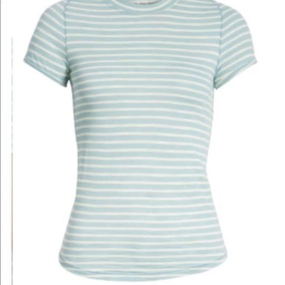 We the free Night Sky Stripe Tee In Green large - Picture 2 of 8